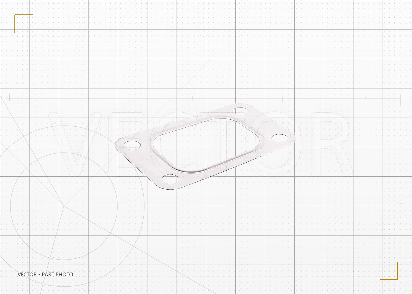 Прокладка турбины JCB 320/06352 — Автозапчасти для спец техники Веткор