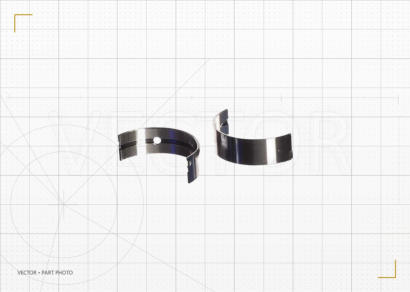 Комплект коренных вкладышей ISUZU 8973879640 — Автозапчасти для спец техники Веткор